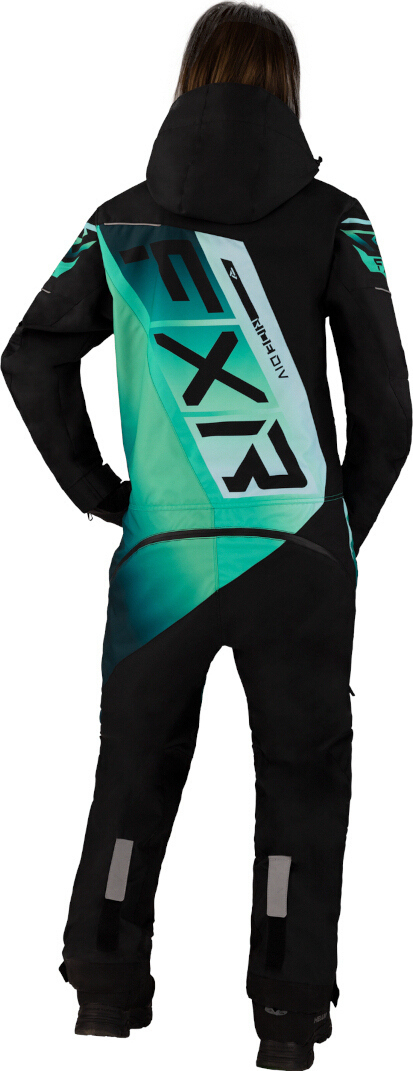 FXR CX F.A.S.T. Insulated 2023 Costum de snowmobil One Piece pentru doamne verde 2 Figura 2