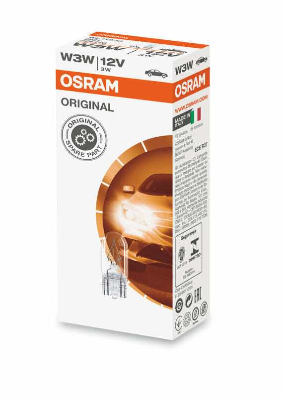 OSRAM Becuri originale W3W 12V 3W - x10 Figura 5