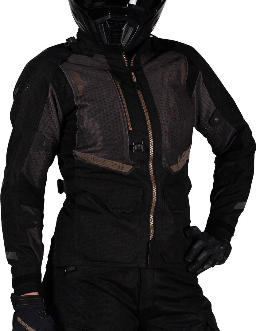 Leatt ADV Flowtour 5.5 Dame motorcykel tekstiljakke Sort XL Figur 18