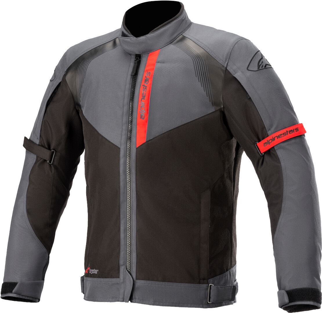 Alpinestars Headlands Drystar Motorcycle Textile Jacket black/grey/red L Figure 1