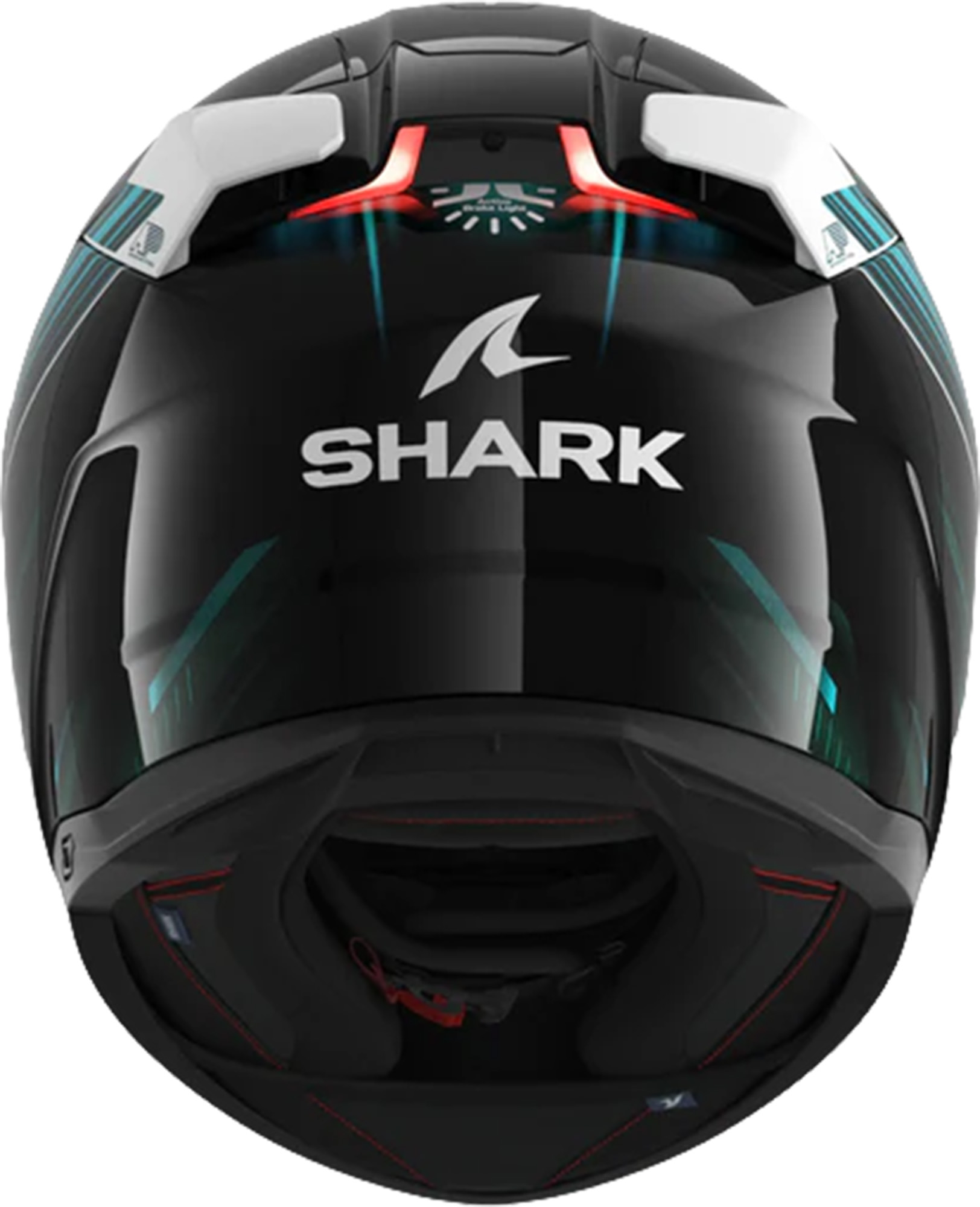 Shark Skwal i3 Light-Blur Cască Negru/Verde/Albastru S (55/56) Figura 5
