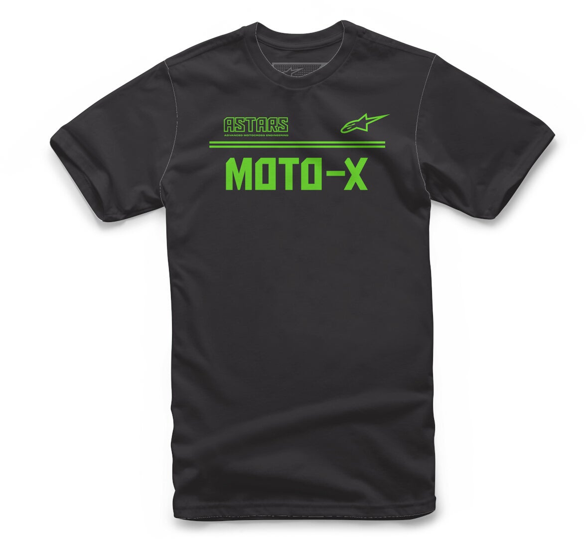 Alpinestars Astars Moto-X Triko černo/zelená M Obrázek 1