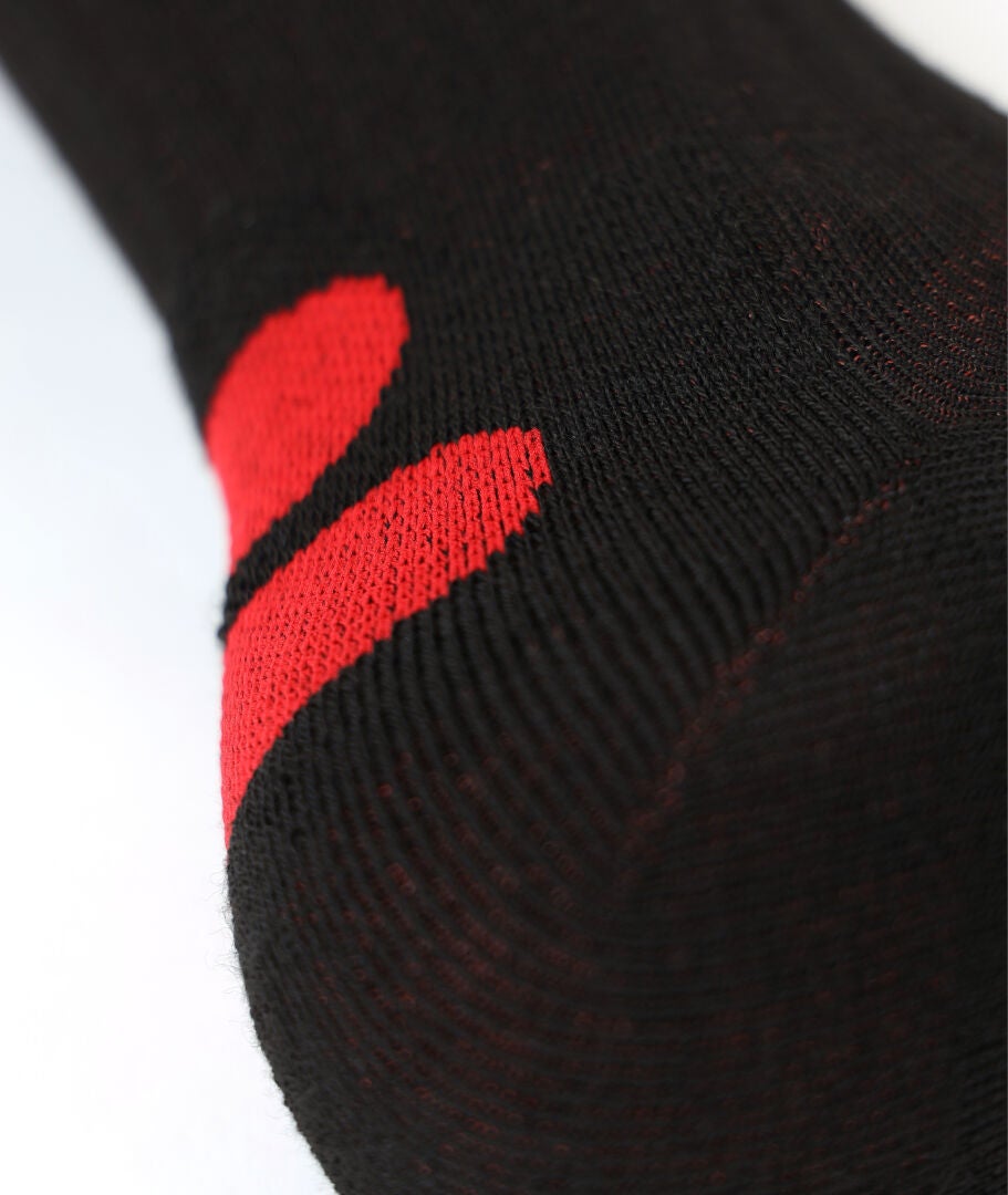 Lenz Heat Sock 4.1 Toe Cap beheizbare Socken schwarz/rot 31-34 Abbildung 2