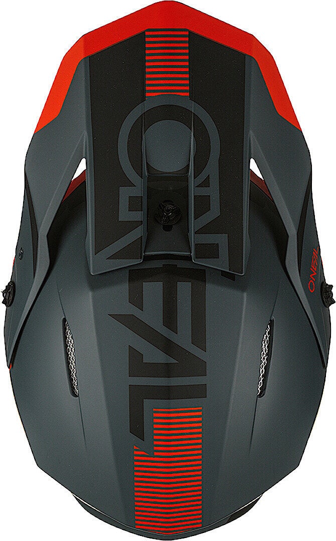 Oneal 3Series Vertical V.22 Motocross Helm schwarz/rot S (55/56) Abbildung 2