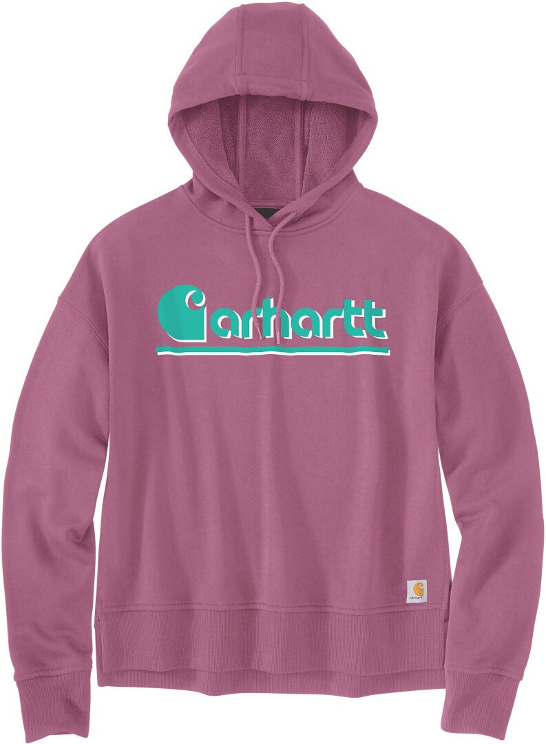 Carhartt Loose Fit Fall Graphic レディースパーカー ピンク XL 図1