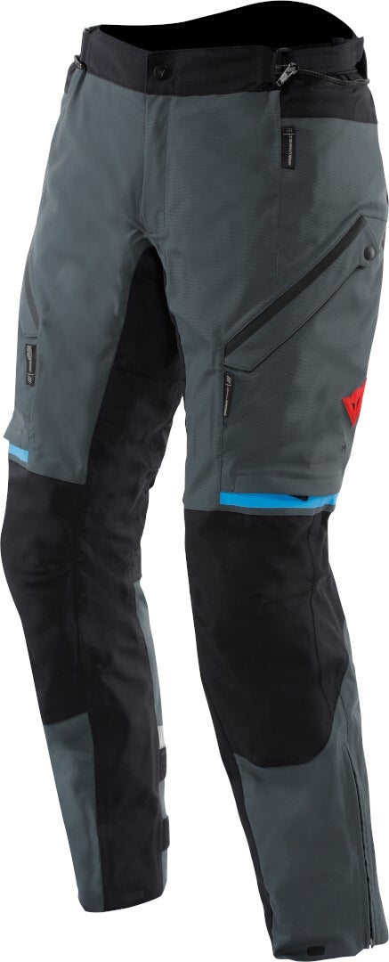 Dainese Mangen Absoluteshell Pro S26 ūdensnecaurlaidīgas motociklu tekstila bikses pelēks/melns/zils 56 1. attēls