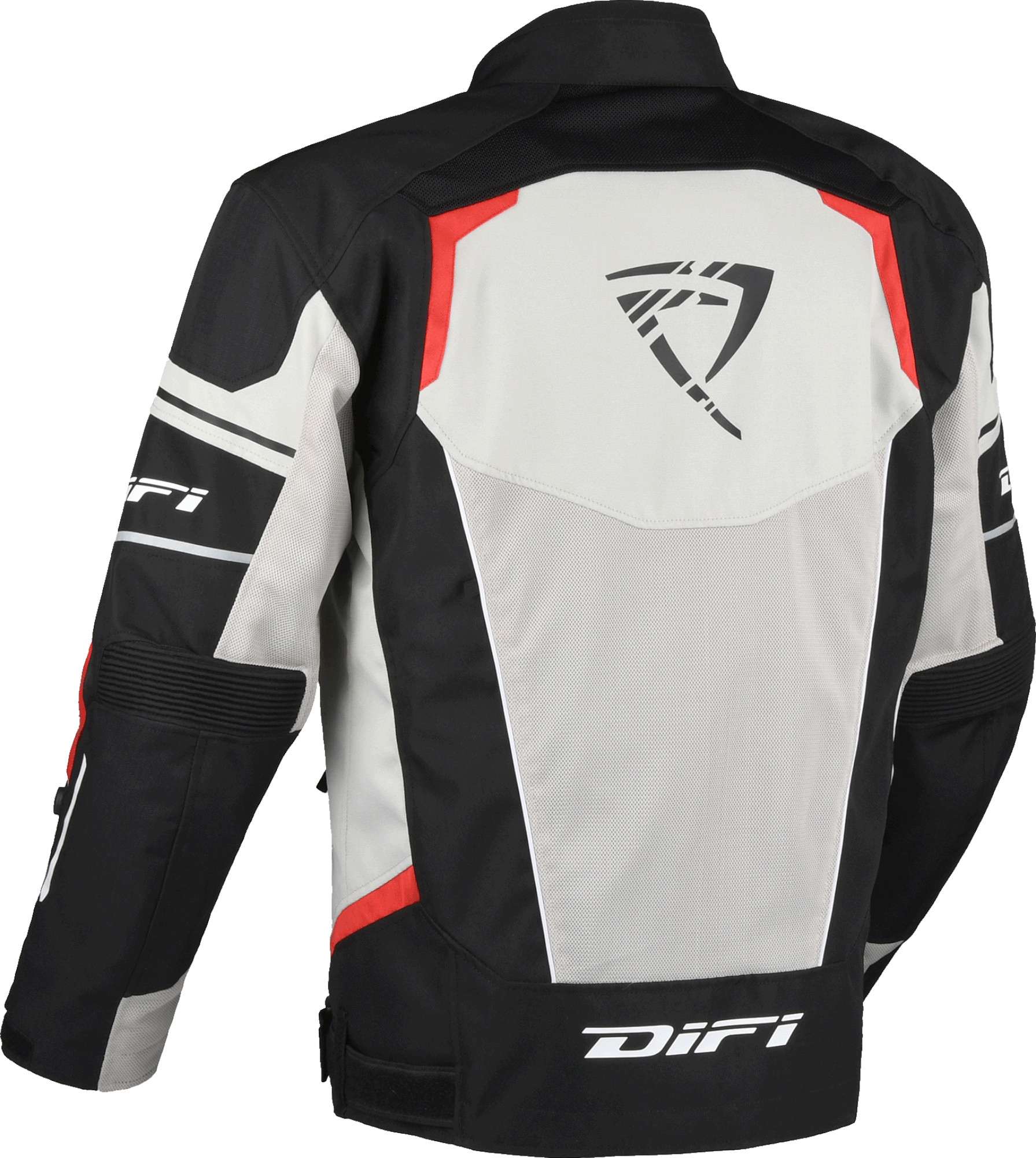DIFI Estoril Air Motorrad Textiljacke grau/rot 2XL Abbildung 2