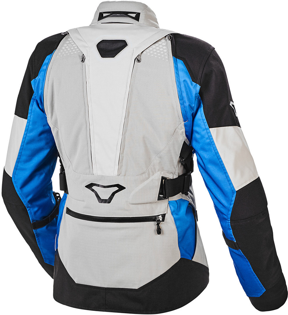 Macna Fusor Damer Motorcykel Textil Jacka Grå/blå M Figur 2