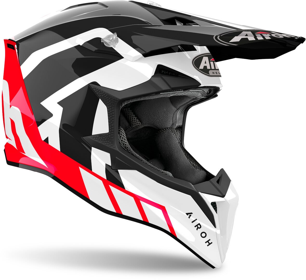 Airoh Wraaap Reloaded Casco da motocross nero/bianco/rosso L (59/60) Figura 2