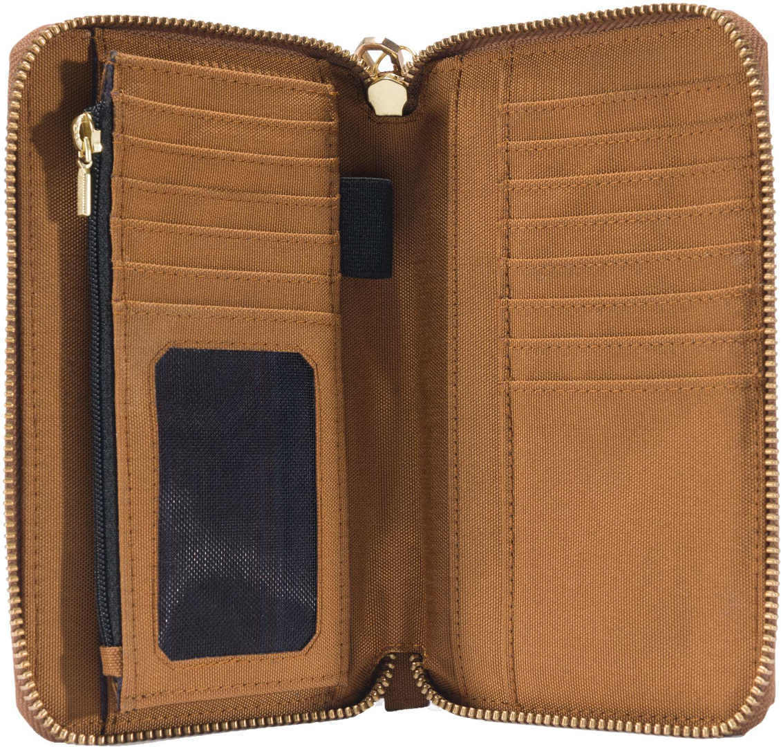 Carhartt Nylon Duck Lay-Flat Clutch Portofel pentru doamne Maro Figura 3