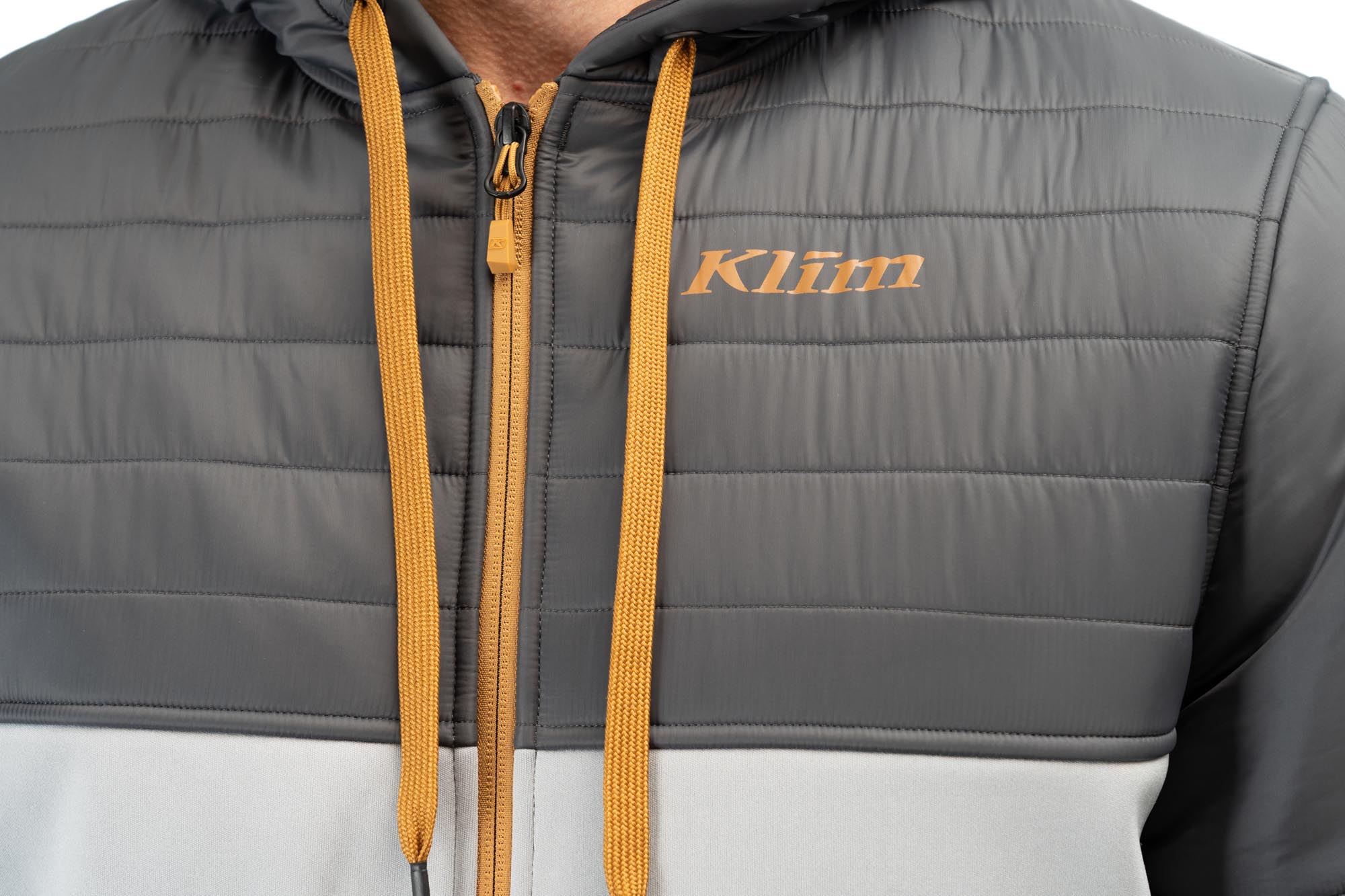 Klim Tamarack Zip-hettegenser mørk grå/lys grå XL Figur 4