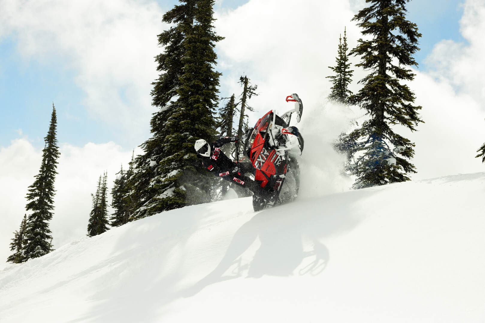 FXR Maverick Lite One Piece Snowmobile Suit black/red 2XL Figure 3
