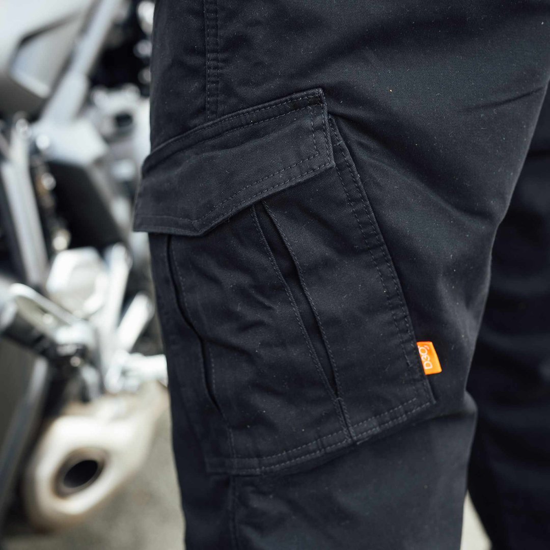 Merlin Remy 2 D3O Cargo Motorfiets textiel broek Zwart 32 Figuur 4