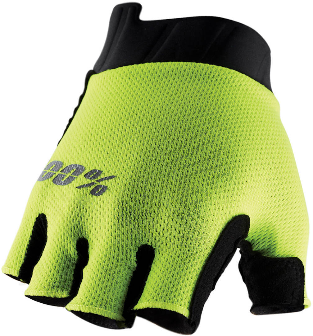 100% Exceeda Gel Gants de vélo noir/jaune L Figure 1