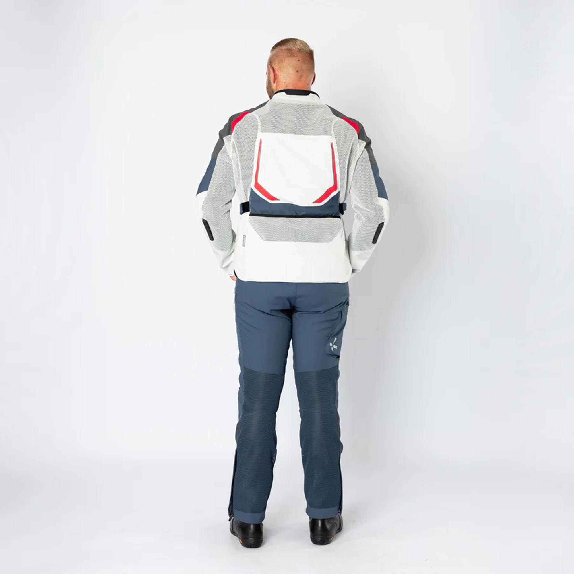 IXS Tourster-Big Air 1.0 Mesh Motorcycle Textile Jacket grey/blue/red/sand XL Figure 9