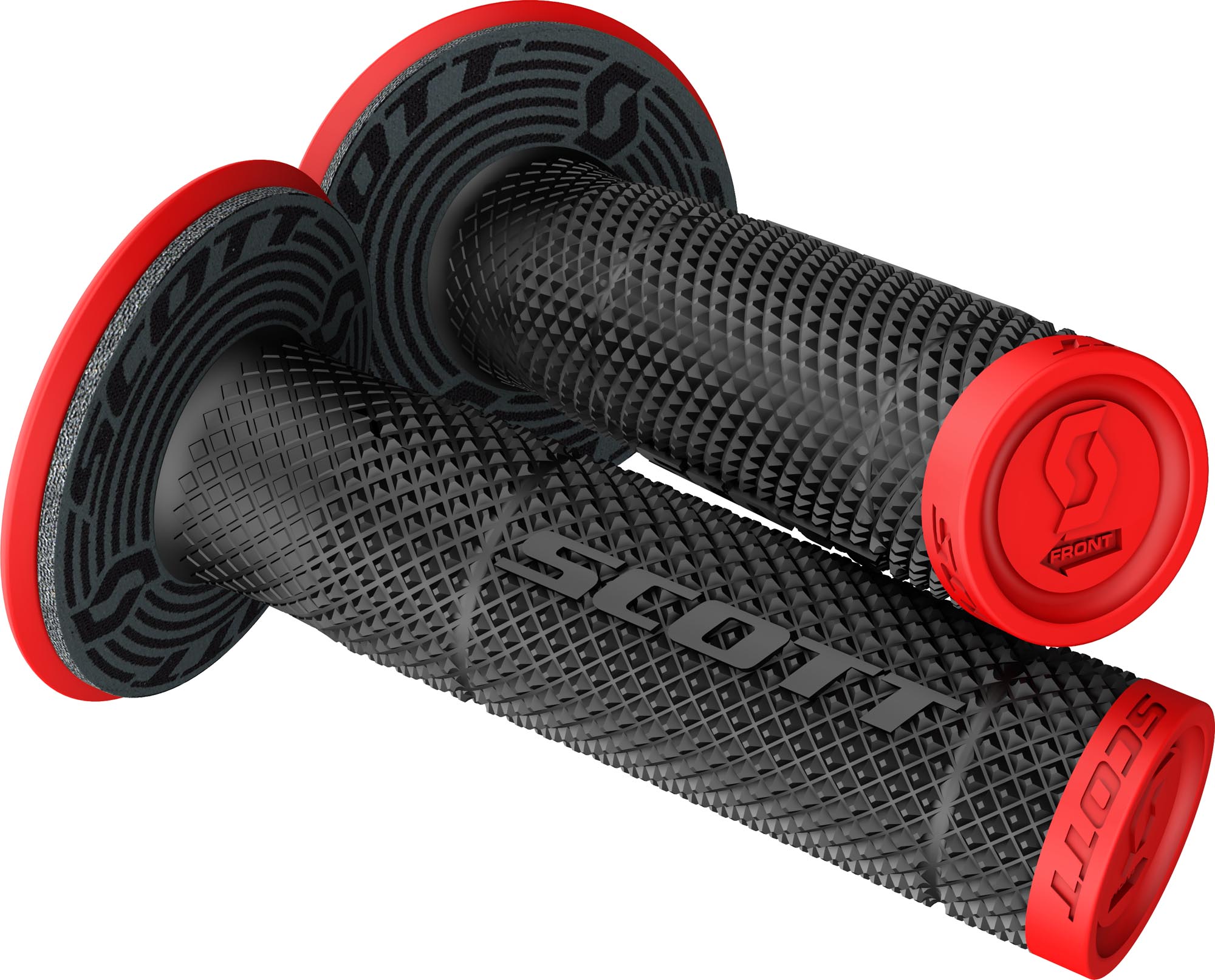 Scott SX II Plus Donut Aderența Motocross roșu Figura 1