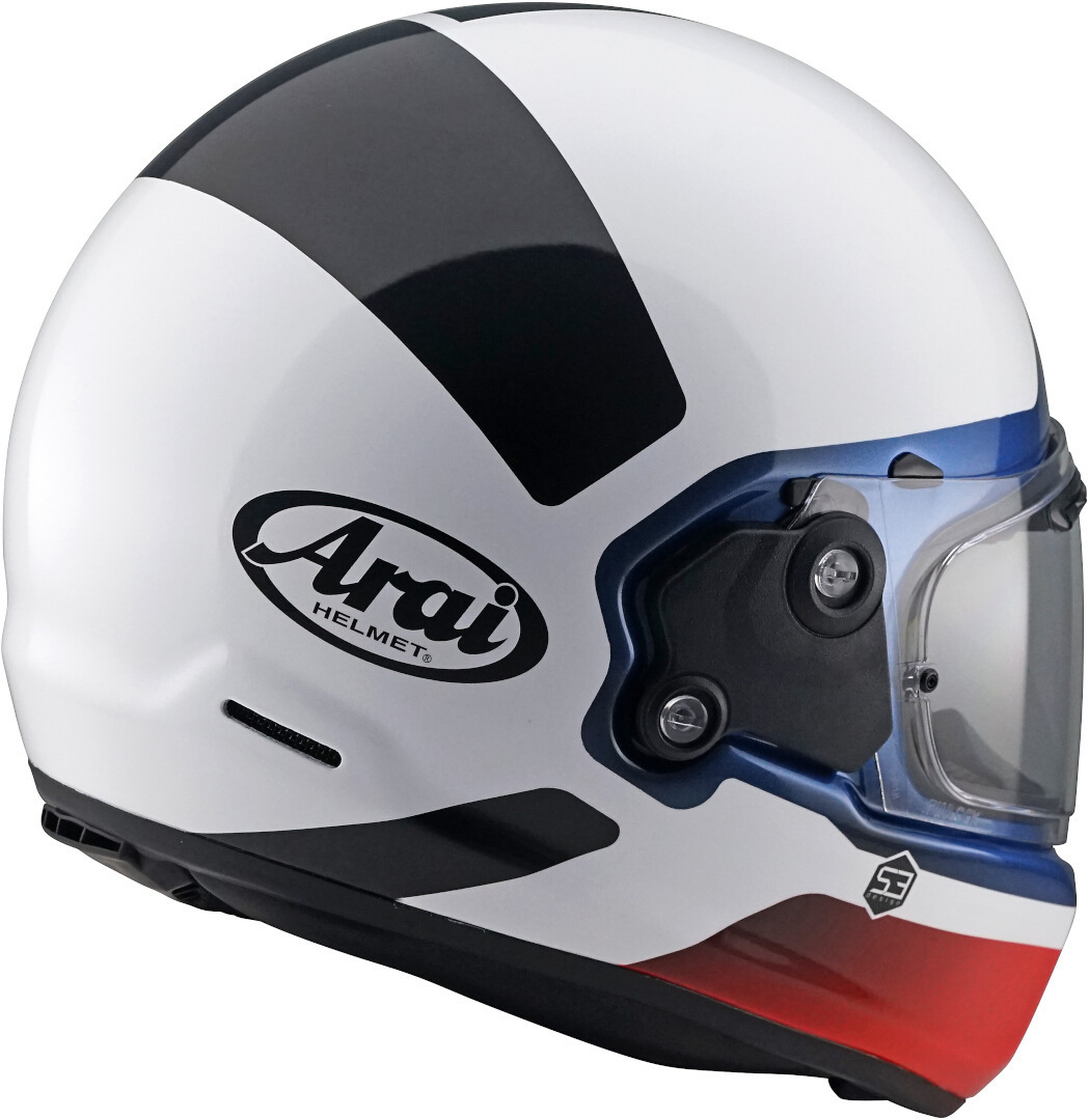Arai Concept-X Backer Helm wit/blauw/rood Verlies (59/60) Figuur 2