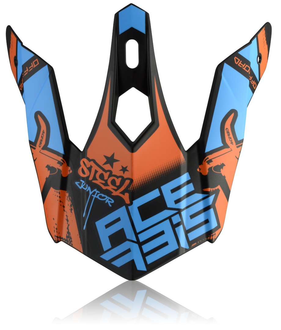 Acerbis Steel Kinder/Eclipse Vârful Casca Albastru/Alb Figura 2