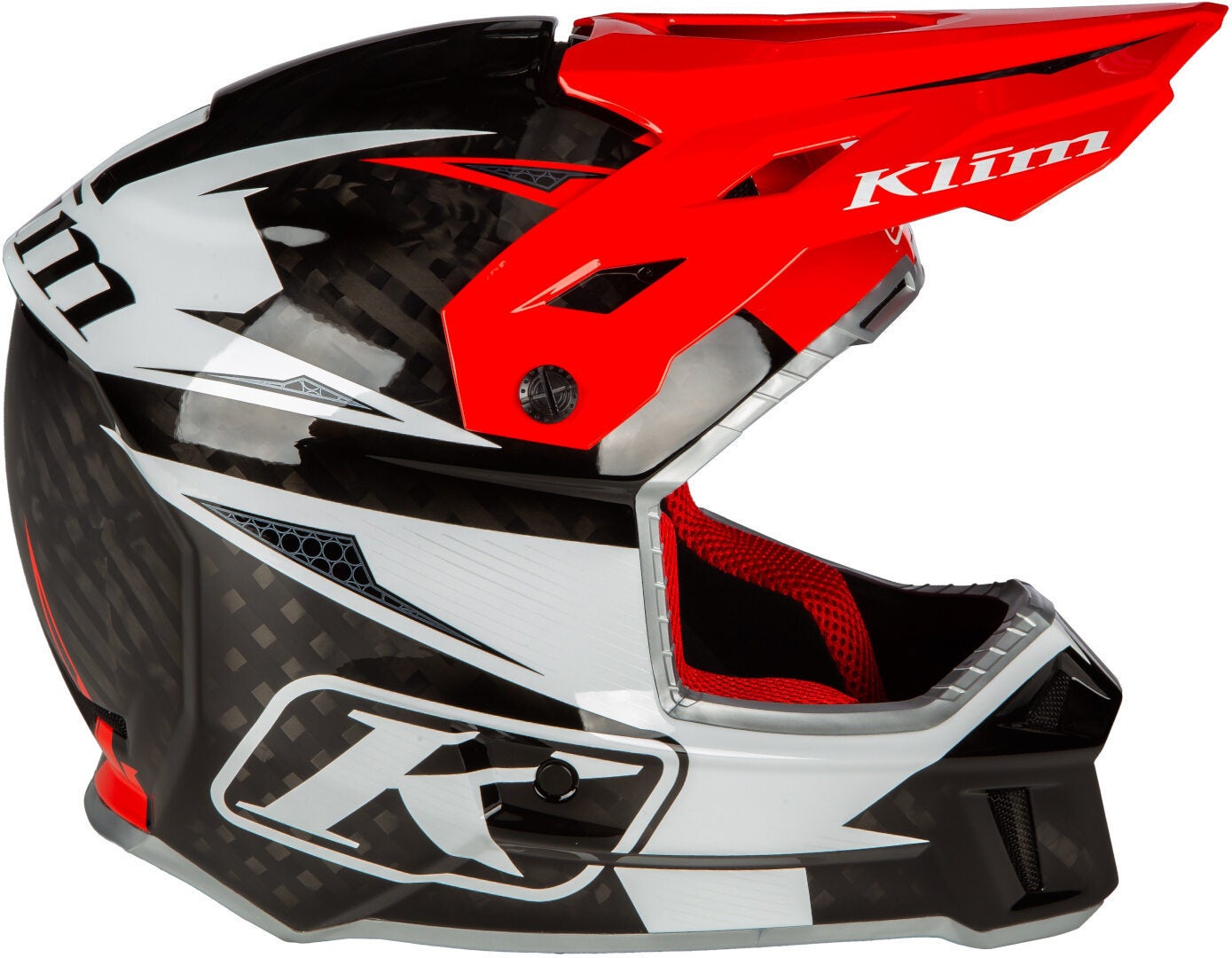 Klim F3 Carbon Pro Casco Motocross rosso/nero/bianco XXL (62/63) Figura 6