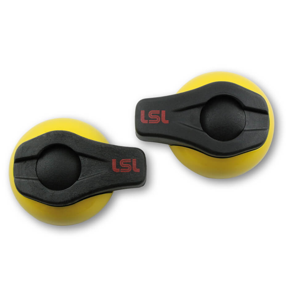 LSL CRASH PAD® Classic Köpfe gul Alu Figur 2