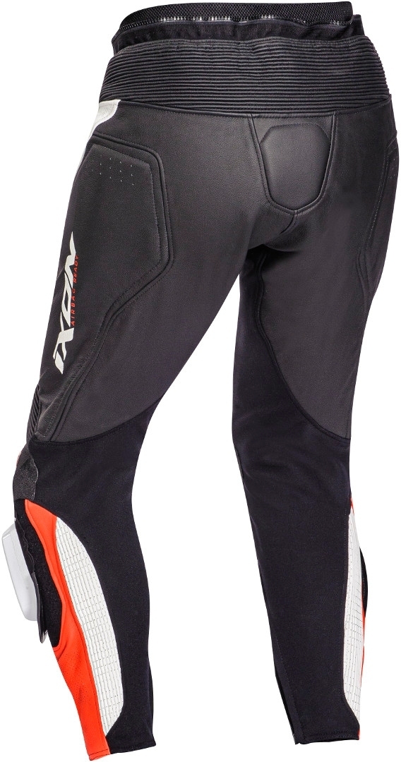 Ixon Vendetta Evo Motorcycle Leather Pants black/white/red S Figure 2