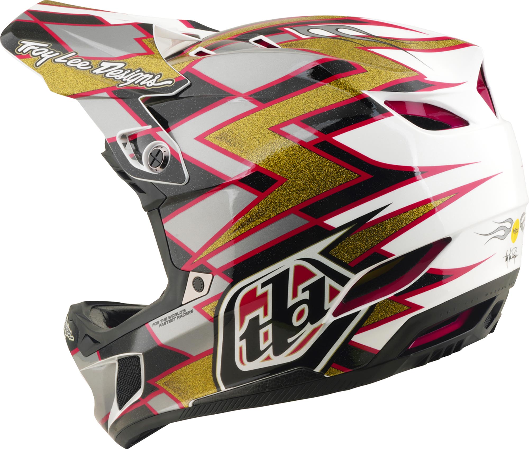 Troy Lee Designs D4 Composite MIPS Flush Downhill Helm L (58/59) Abbildung 6