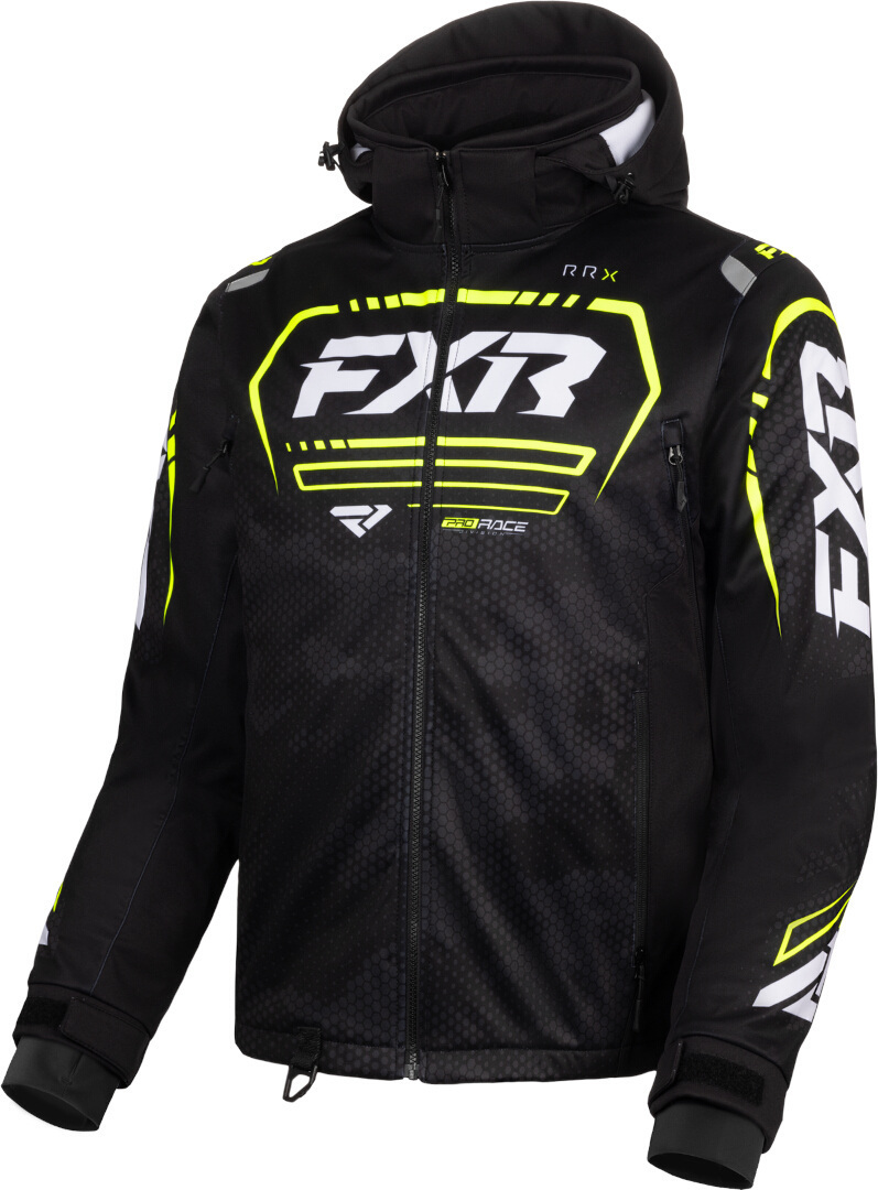 FXR RRX 2025 Jachetă impermeabilă de motocross Negru/Alb/Galben XS Figura 1