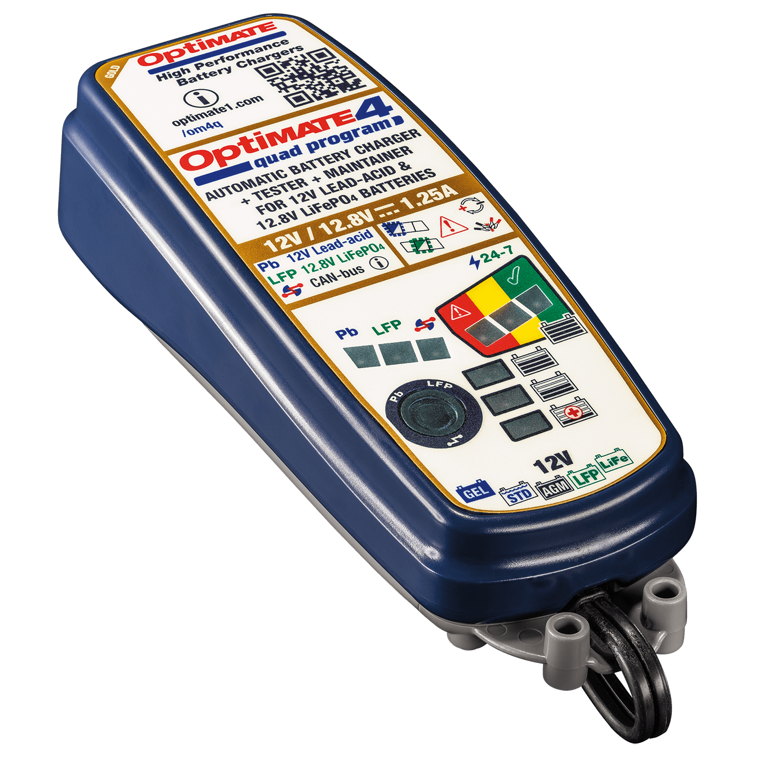 OPTIMATE Batterieladegerät Optimate 4 QUAD PROGRAM PREMIUM Figur 1