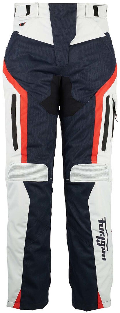 Furygan Apalaches Senhoras Motocicleta Calças Têxteis azul/branco/vermelho M Figura 4