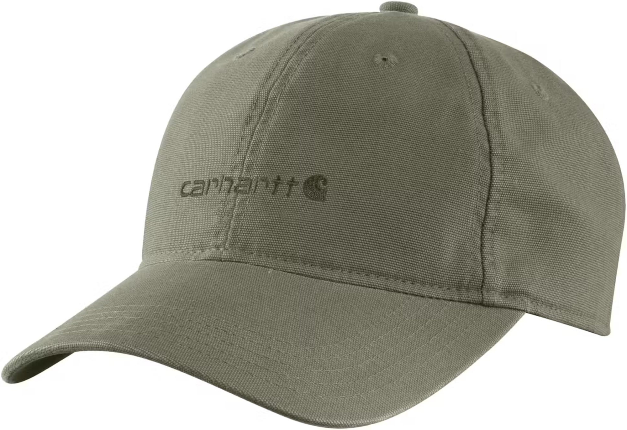 Carhartt Canvas Embroidered Graphic Șapcă feminină măsline Figura 1