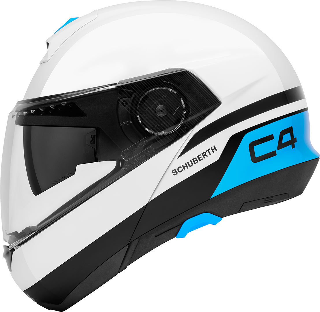 Schuberth C4 Pulse Casque Blanc/bleu L (58/59) Figure 2