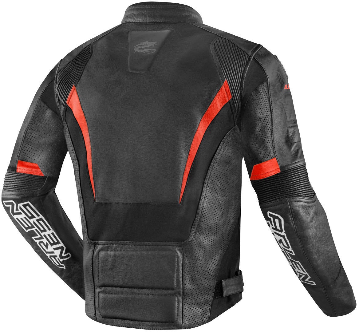 Arlen Ness Sportivo Motorcycle Leather Jacket black/red 52 Figure 2