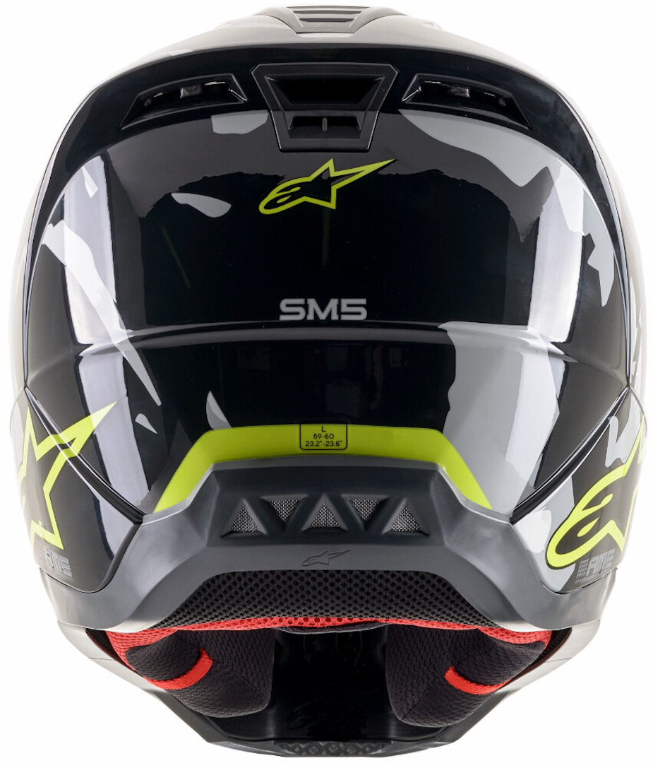 Alpinestars S-M5 Rover Cască de motocross negru/gri/verde XXL (63/64) Figura 3