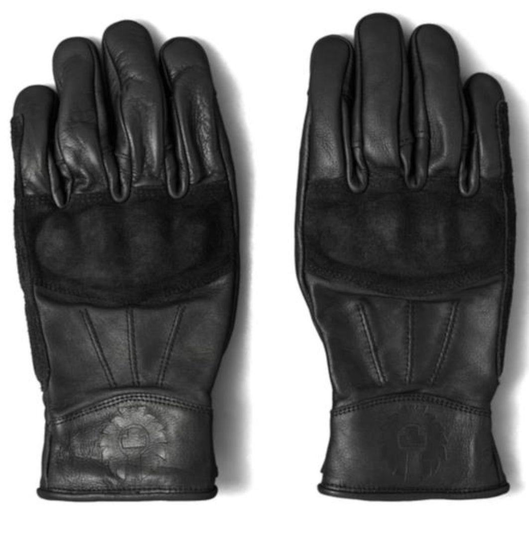 Belstaff Clinch vandtætte motorcykelhandsker Sort M Figur 1