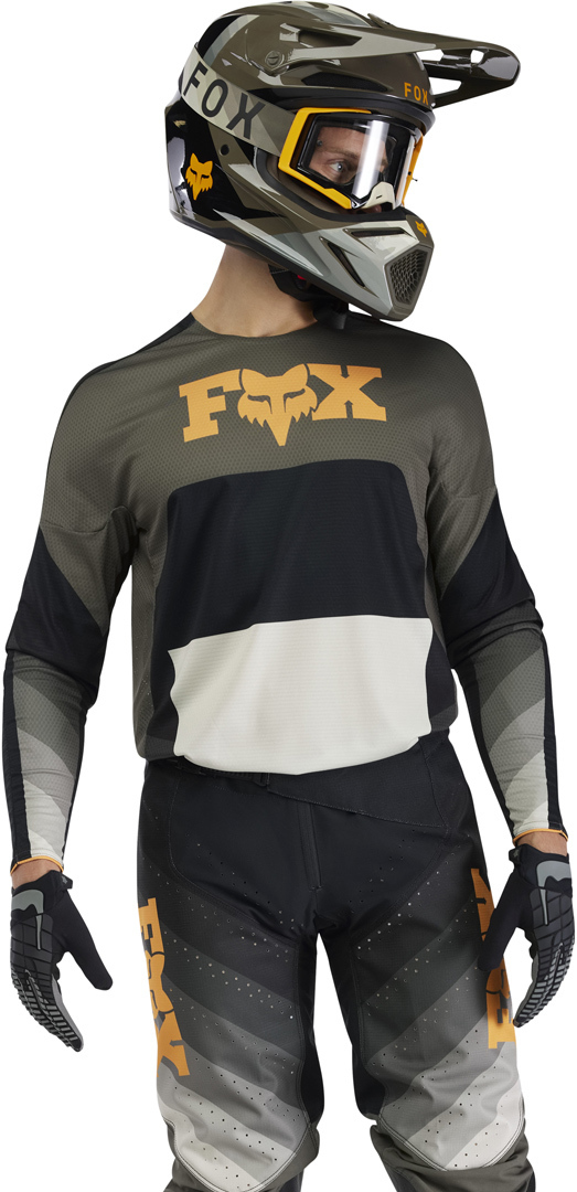 FOX 360 Fade Tricou de motocross Maro/Negru L Figura 8