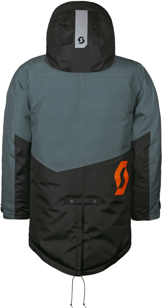 Scott Warm-Up Snowmobile Coat black/grey/orange S/M Figure 4
