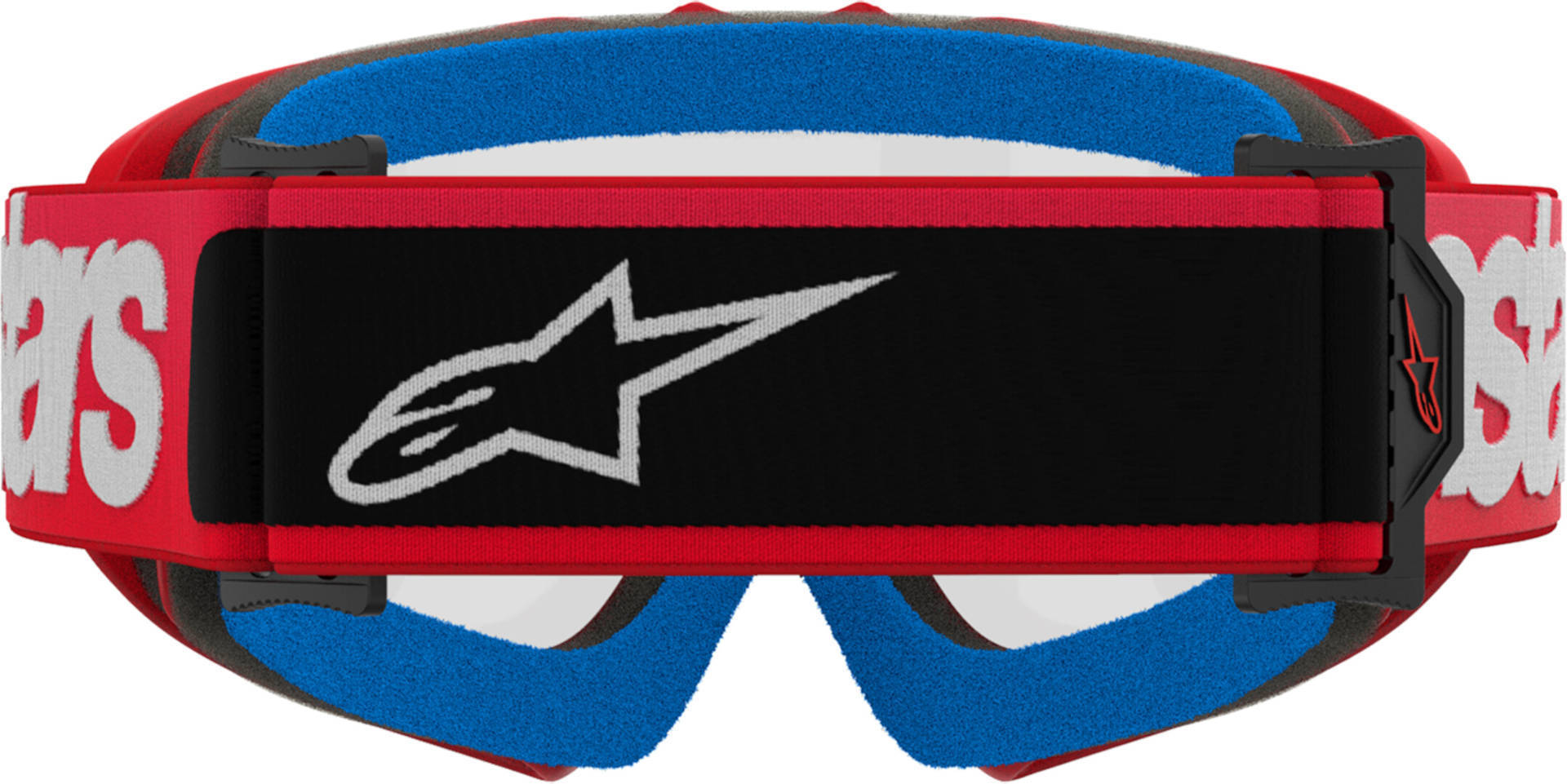 Alpinestars Vision Blaze Clear Ochelari de motocross pentru tineret Roșu/Alb Figura 4
