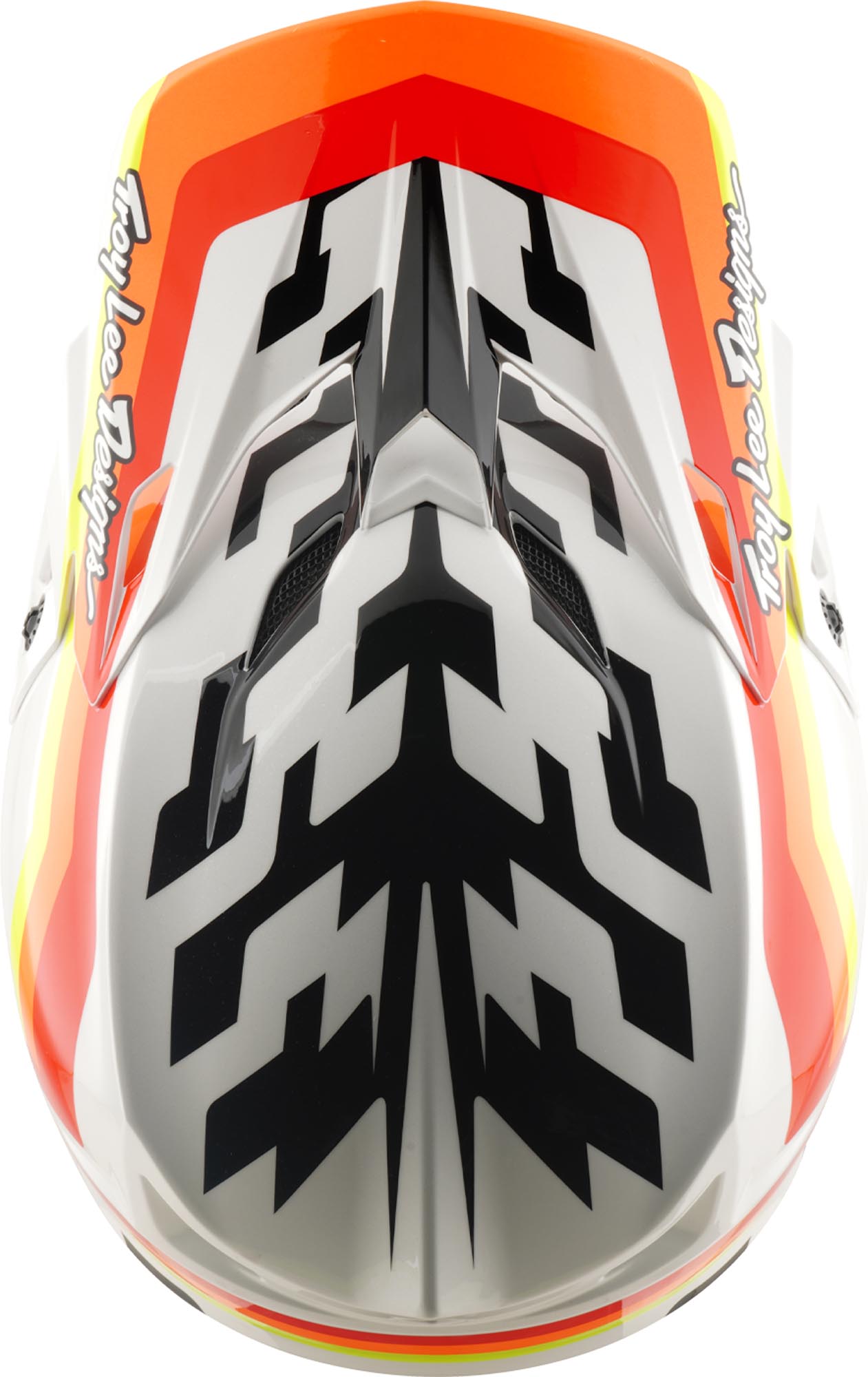 Troy Lee Designs SE5 Polycarbonate MIPS Dash Casco de motocross Naranja/Blanco M (57/58) Figura 8