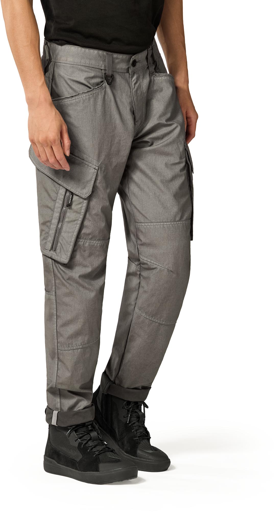 Revit Cargo Tristan Tapered Motorcycle Textile Pants grey 32/34 Figure 5