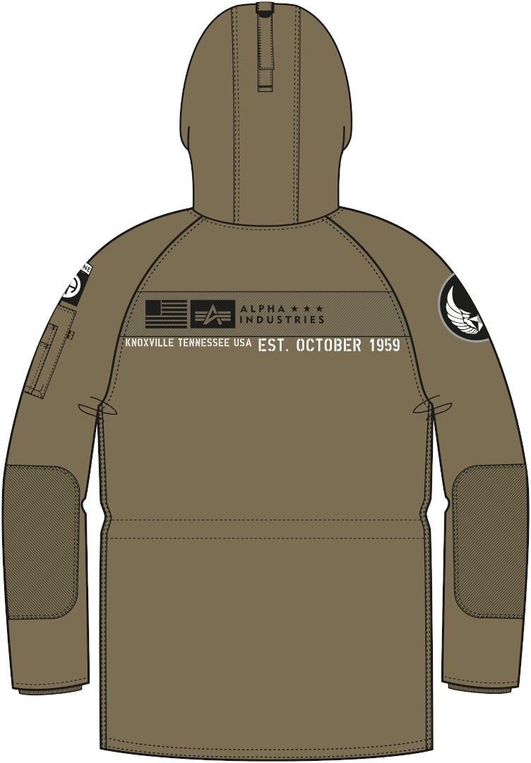 Alpha Industries N3B Airborne Jacke khaki XXL Abbildung 2