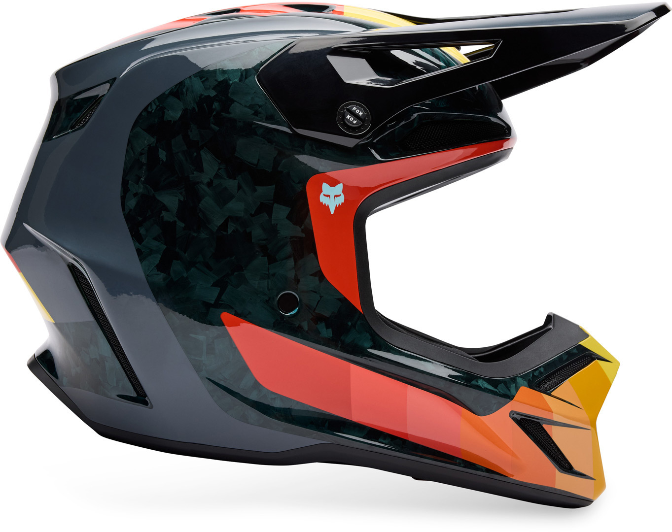 FOX V3 RS Grid MIPS Casco de motocross negro/naranja M (57/58) Figura 5