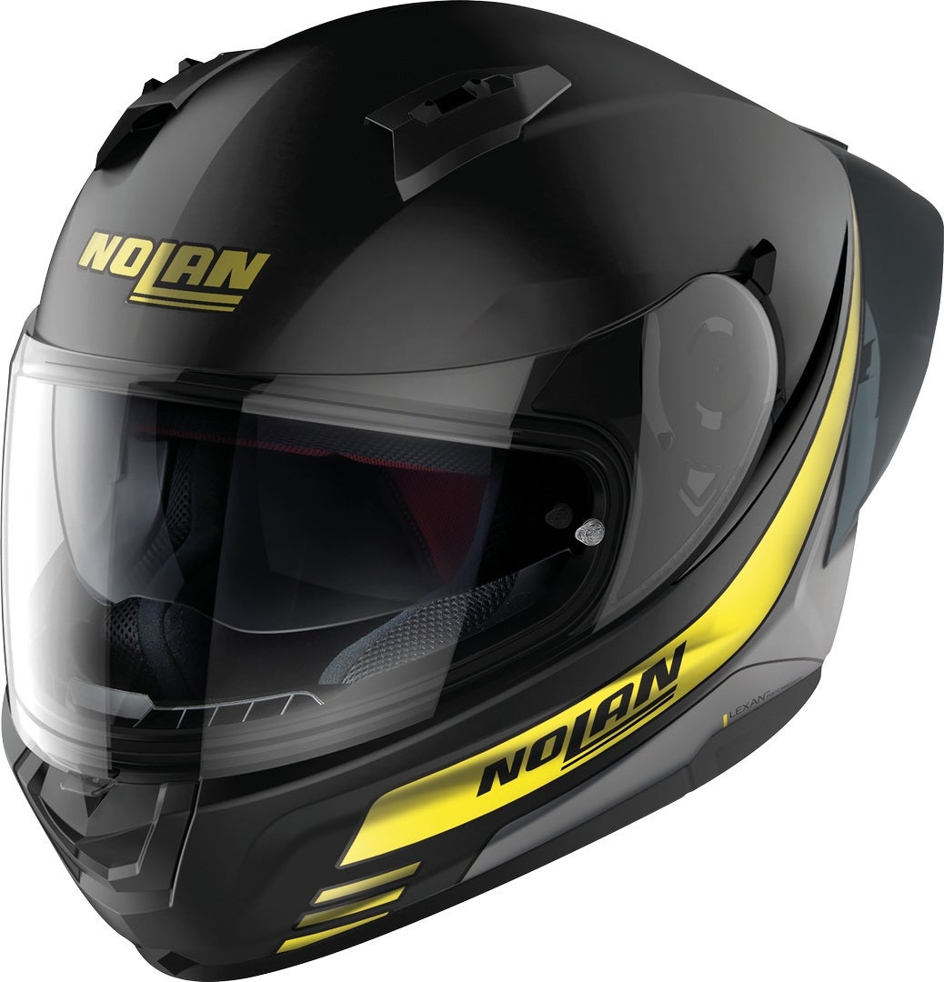 Nolan N60-6 Sport Outset Hjelm sort mat/gul M (58) Figur 1
