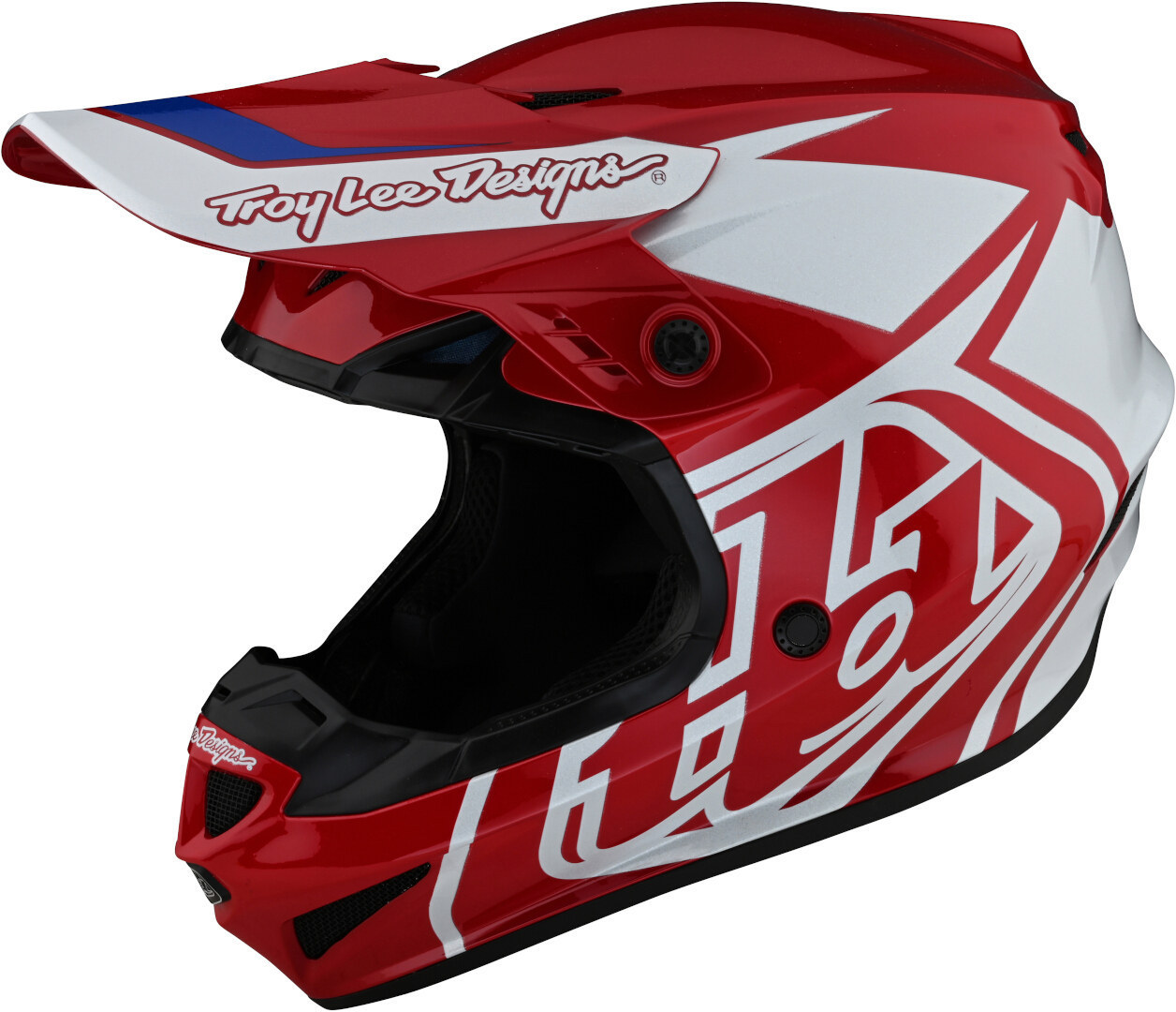 Troy Lee Designs GP Overload Motorcross helm rood/wit L Figuur 1