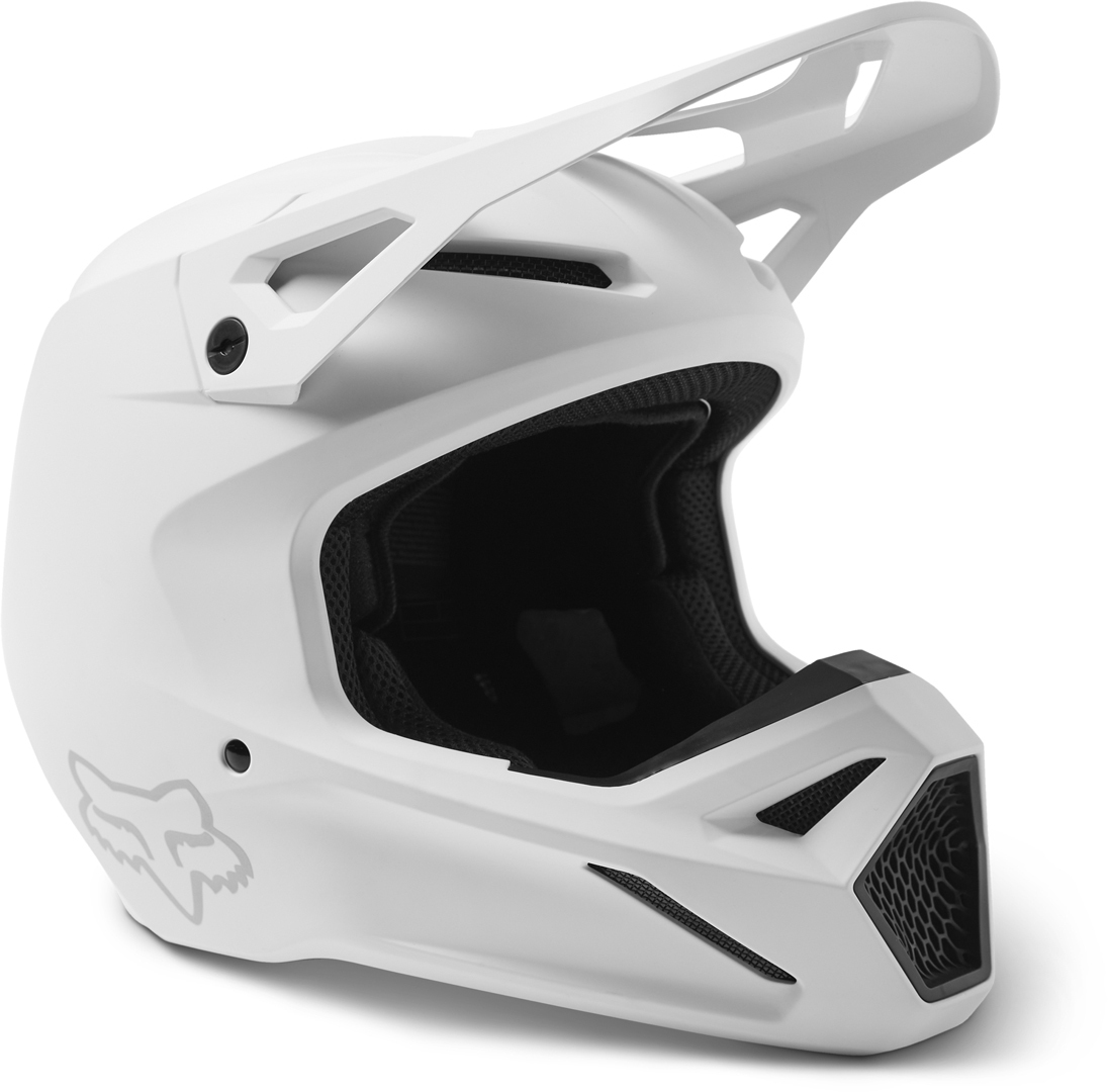 FOX V1 Solid Casque de motocross Blanc mat L (59/60) Figure 1
