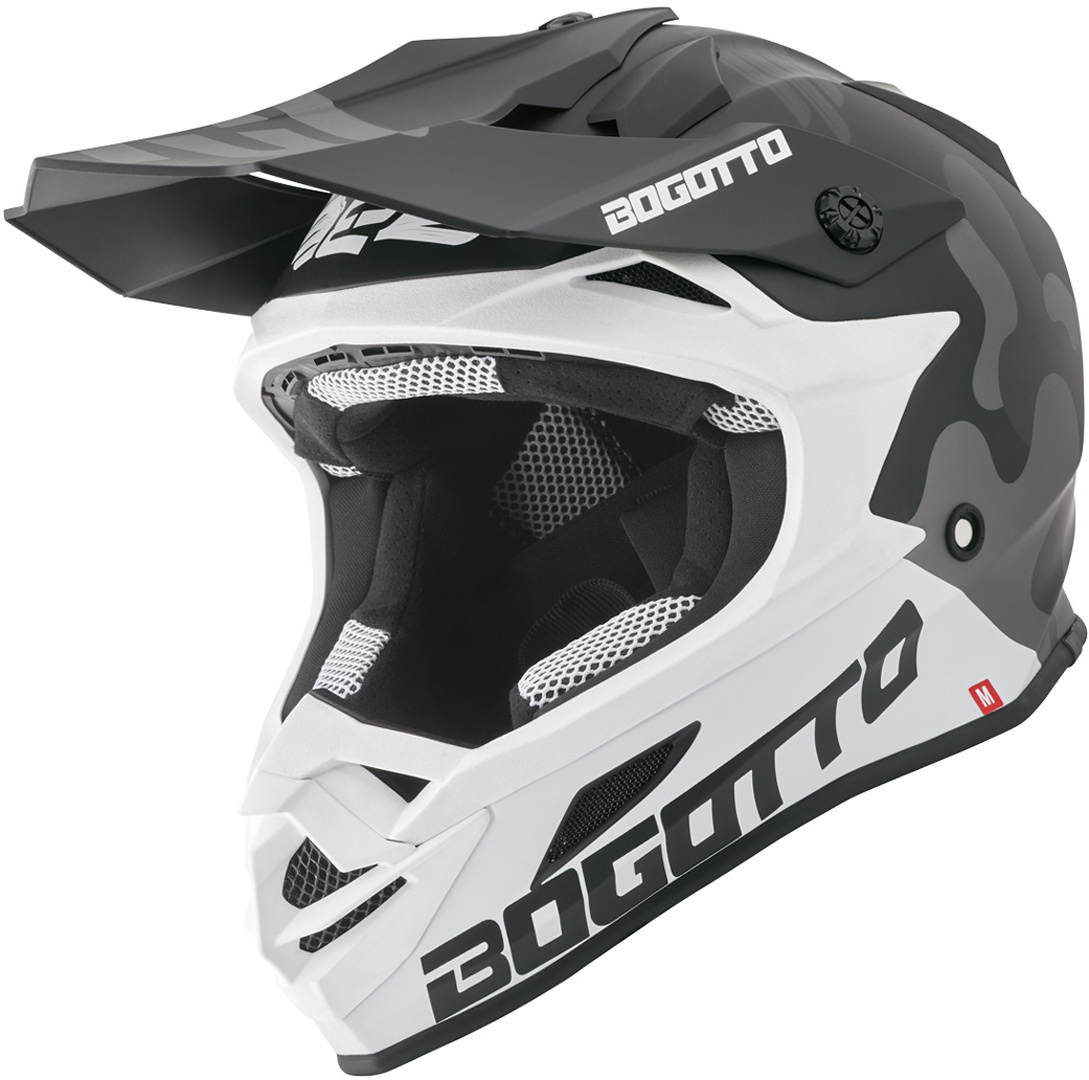 Bogotto V328 Camo Cască de motocross din fibră de sticlă Articolul principal Figura 1 Bogotto V328 Camo Cască de motocross din fibră de sticlă Articolul principal Figura 1