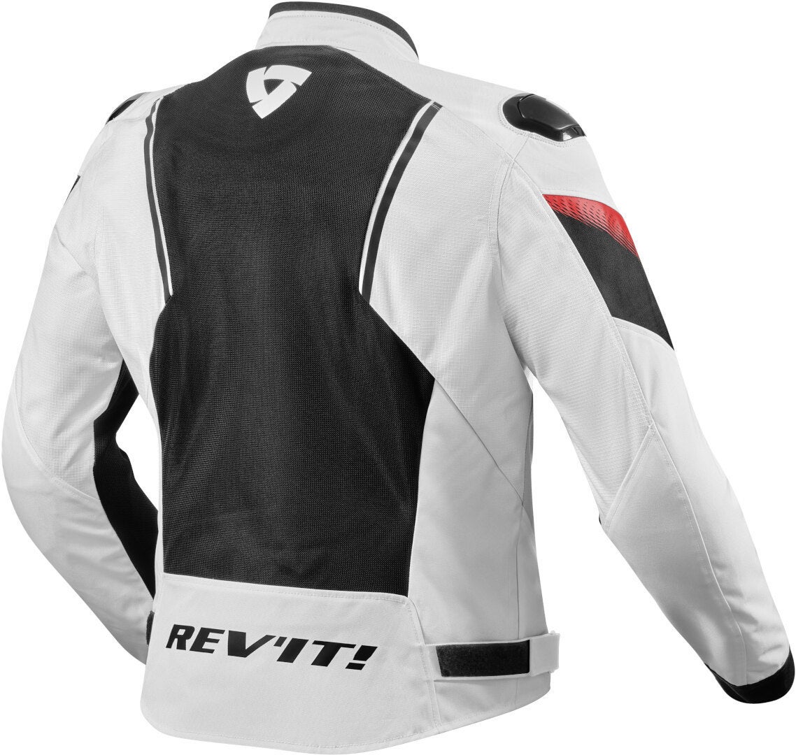 Revit Control Air H2O waterproof Motorcycle Textile Jacket white/black 3XL Figure 2