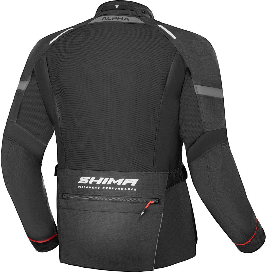 SHIMA Alpha Veste textile de moto imperméable noir XXL Figure 2