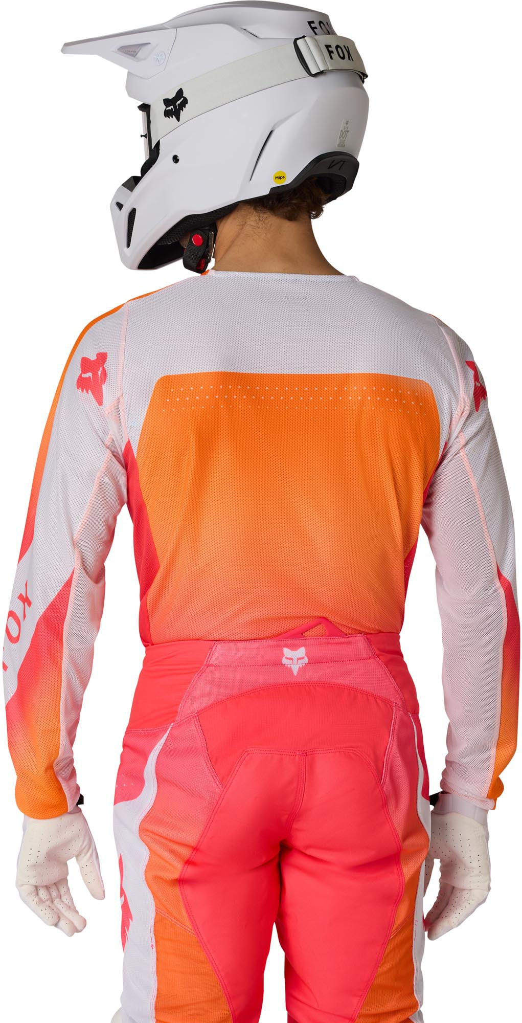 FOX 180 Air Taper Maillot de motocross Rosa neón 2XL Figura 4