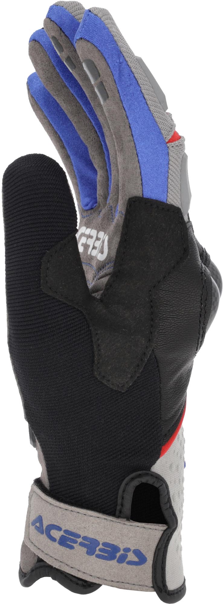 Acerbis Carbon G 5.0 Motorcykelhandsker grå/blå L Figur 3