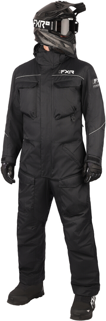 FXR Excursion 2025 1-delt snescooterdragt Sort Short M Figur 1
